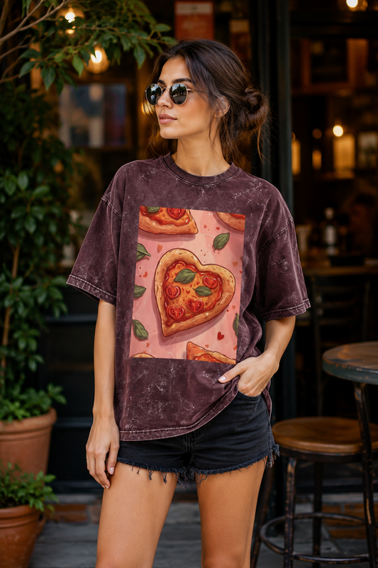 Women Acid Washed Oversized T-Shirt